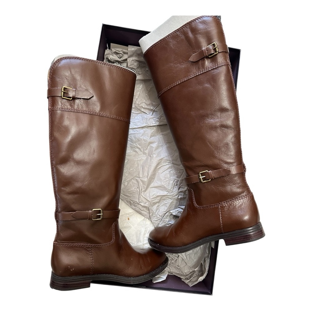 Enzo Angiolini Brown Leather Boots